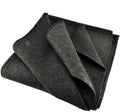 SE 51x 80 Multipurpose Gray Wool Blanket - 50% Wool Lightweight 2 lb Zippered Bag Included - Ideal for Camping Hiking Emergency Survival