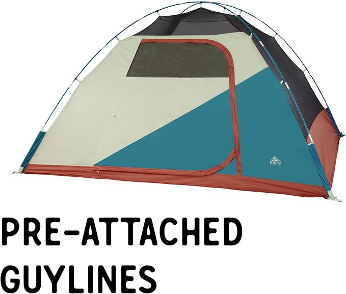 Kelty Discovery Basecamp Backpacking Tent 4 or 6 Person Camping Backpacking Shelter Large Capacity Fast Setup and Easy Tear Down Stuff Sack Included