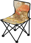 Mushroom House Portable Camping Chairs Folding Chair - Durable Oxford Fabric Lightweight Iron Frame Easy Fold Design - Ideal for Outdoor Activities Camping Fishing and Travel