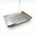 Washing Machine Pan 304 Stainless Steel Washing Machine Drain Pan Kitchen Factory Warehouse Garage Drain Tray Spill Containment Platform Pallets(80x50cm(32x20in))