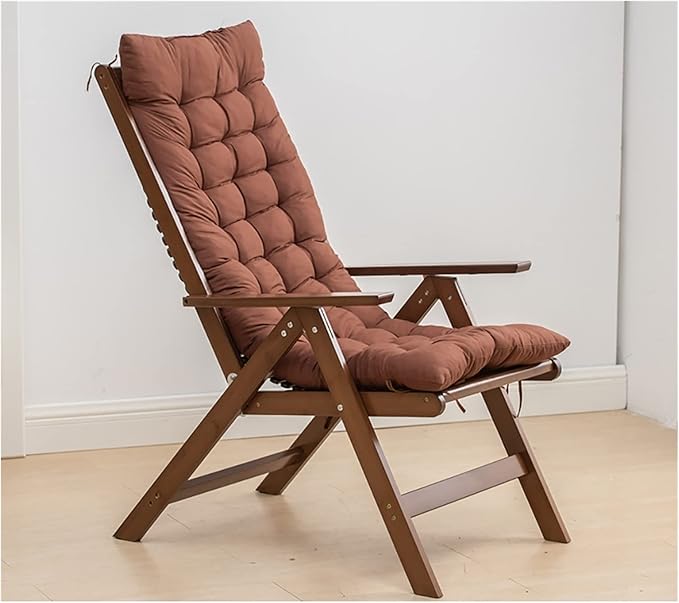 RecliningZero Gravity ChairWooden Beach ReclinerPortable Camping Foldable ChairsOutdoor Garden Patio Lawn Recliners-Multi-Level Adjustment to Easily Lie Down-ErgStyle-7