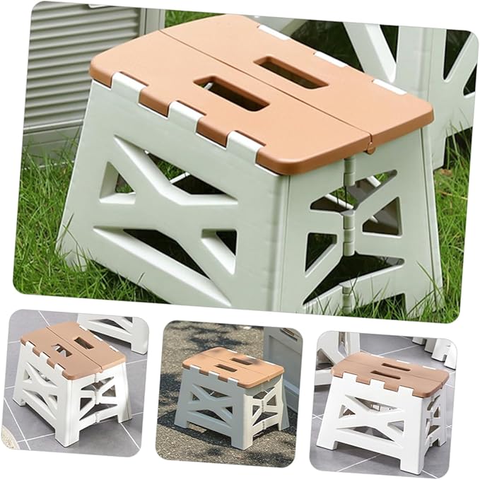 Small Camping Stool Portable Folding Stool for Fishing Picnic Garden Sturdy Constructi