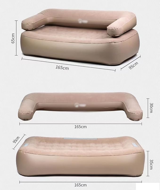 Outdoor Double Inflatable Sofa Bed Folding Back Sofa Automatic Inflatable Recliner Suitable for Camping Sofa Accessories