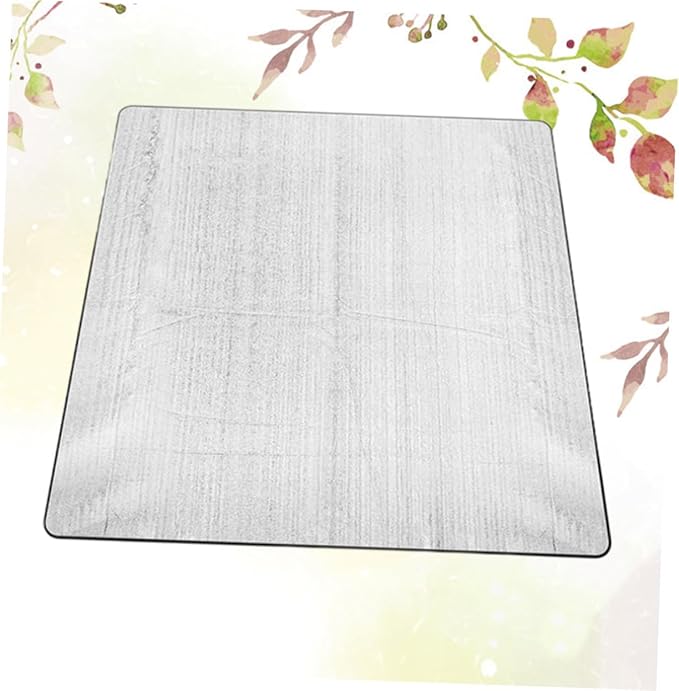 Outdoor Dampproof Picnic Mat with Aluminum Film Lightweight Foldable Camping Mattress Pad for Hiking Tent Portable Sleeping Blanket Cushion Random Color