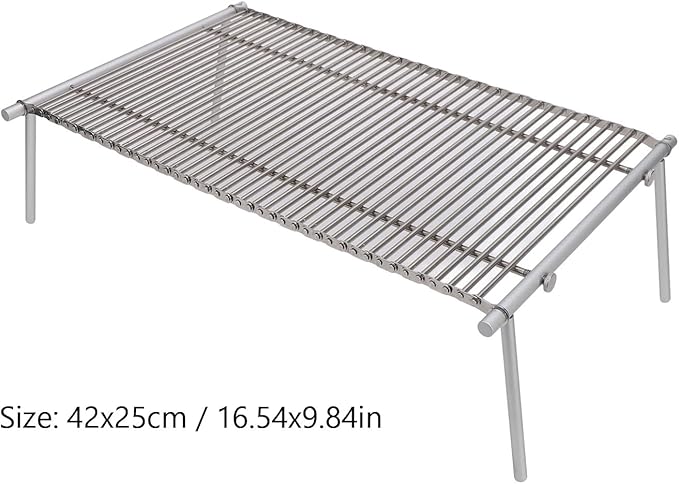 Folding Camping Table Portable Roll Up Table Board with Storage Bag Stainless Steel Adjustable Height for Picnic Camping BBQ Party Backyard Beach Sliver