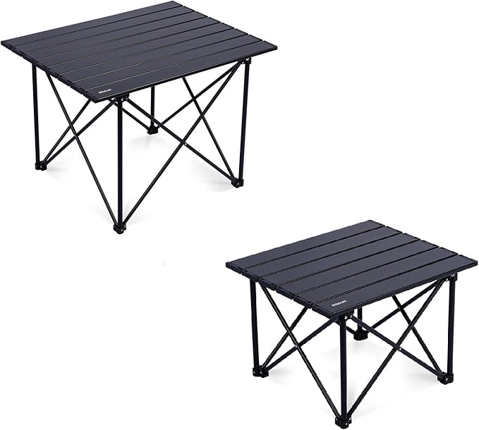 WildCall 1 Ultralight Camping Table and 1 Ultralight Camping Table Ultralight Compact for Adults Outdoor Camping Backpacking Hiking