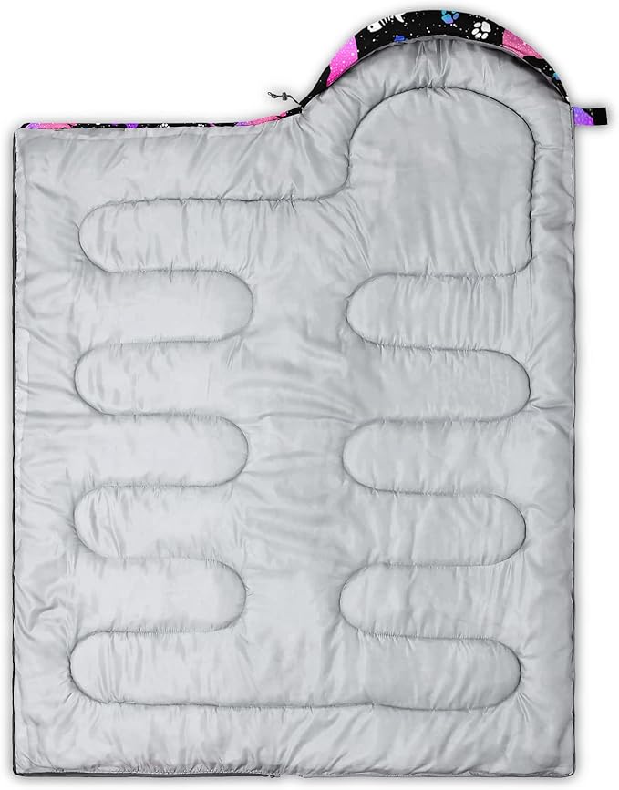 QOOMO Camping Sleeping Bags3 Season Warm &amp Cool WeatherLightweightWaterproof Sleeping Bags for Adults &amp KidsTravelingand OutdoorsCamping Gear Equipment