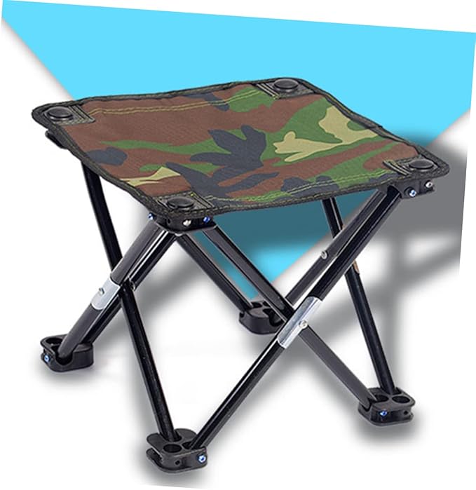 BESPORTBLE Portable Camouflage Fishing Chair Large Folding Stool for Camping Hiking and Lightweight and Sturdy Outdoor Gear