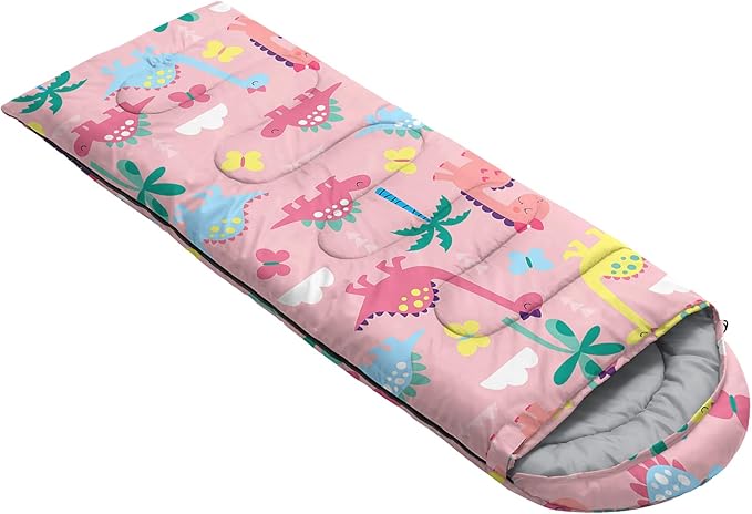 Axolotl Blue Sky Kids Sleeping Bag White Cloud Camping Bag in Warm Cold Weather for Girls Boys Natural Scenery Clouds Waterproof Backpacking for Traveling Outdoor Camping Gear Hiking Gear Equipment