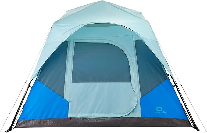 Outbound Instant Pop up Tent for Camping with Carry Bag and Rainfly | Water Resistant | 3 Season | Dome &amp Cabin Tents 5 6 8 and 10-Person
