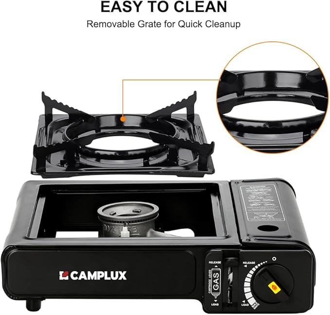 Camplux Dual Fuel Propane &amp Butane Stove with Carrying Case Portable Camping Stoves with CSA Certification