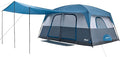 PORTAL 6 | 8 | 10 Person Family Camping Tent with Porch Big Family Camping Tent with Tall Height Good Ventilation Water Resitant Large Tent for Outdoor Camping Backyard
