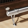Bar Foot Rail Kit 4ft 304 Stainless Steel Satin Finish 2 O.D Tubing with Bracket Hardware Undercounter Foot Railing for Home Kitchen Restaurant Bar Counter