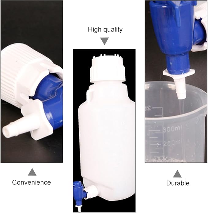NUOBESTY Food-grade Plastic Water Container with Spigot 5-liter Honey Storage Barrel Enzyme Dispenser Suitable for Kitchen and Outdoor Use