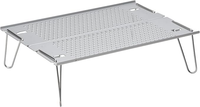 Snow Peak’s Ozen Solo Table SLV-171 Aluminium Lightweight for Backpacking Designed in Japan Lifetime Product Guarantee