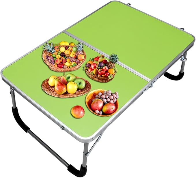 Aluminum Alloy Folding Table Compact BBQ Camping Desk Portable Computer Desk Easy to Carry Store