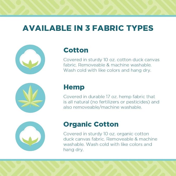 Bean Products Hemp Zafu Meditation Cushion for Sitting on Floor Hemp Yoga Pillow Zafu Meditation Pillow Zen Seiza Kneeling Prayer Pad Support - Made in USA - Round Natural
