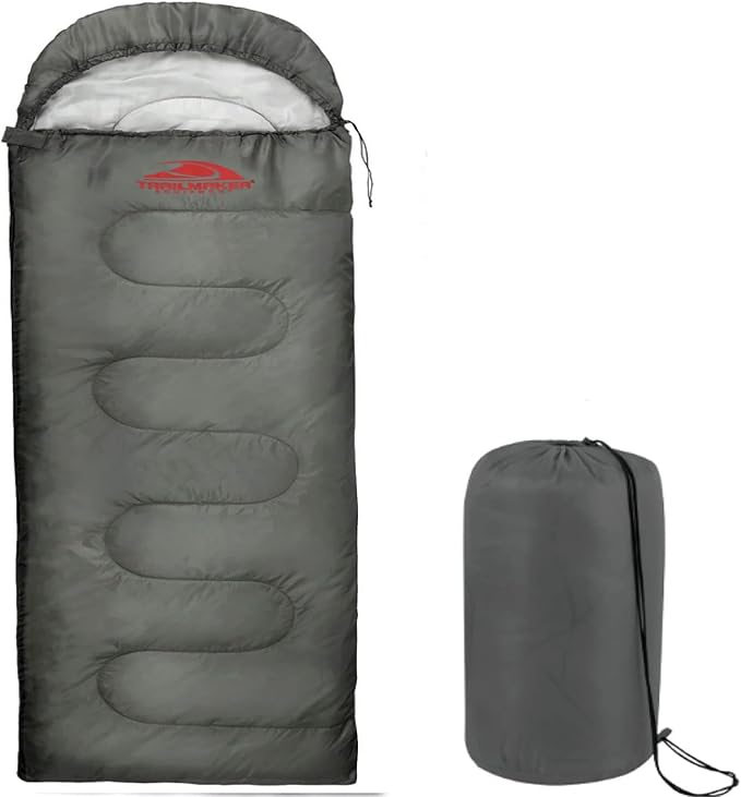 Cold Weather Sleeping Bag for Adults Teens Kids Hooded Sleeping Bag with Compression Sack for Camping Backpacking Extreme Cold Indoors or Outdoors