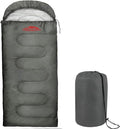 Cold Weather Sleeping Bag for Adults Teens Kids Hooded Sleeping Bag with Compression Sack for Camping Backpacking Extreme Cold Indoors or Outdoors