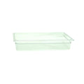 Thunder Group PLPA8004 Food Pan Full Size 4 deep Shatter and Scratch Resistant Dishwasher Safe Polycarbonate Clear NSF Pack of 6
