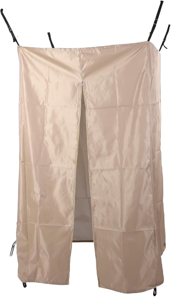 Focket Vehicle Side Shower Tent Portable Outdoor Privacy Shelter Restroom with Carry Bag Foldable Camping Awning Shower Tent Bathroom Changing Room for Overland Boat Pontoon