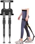 Invisible Chair Portable Folding Invisible Seat Lightweight Wearable Chairless Exoskeleton Chair 5 Gear Adjustable Bearing 150kg(Black)