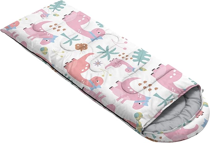 Kids Sleeping Bag for Boys GirlsBlue Ripples Print-Lightweight Warm Portable Outdoor Indoor-Waterproof Cold Weather Resistant Sleeping Bag for Camping Hiking