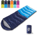 Sleeping Bag 4 Seasons Adults &amp Kids for Camping Hiking Trips Warm Cool WeatherLightweight and Waterproof with Compression BagIndoors Outdoors Activities