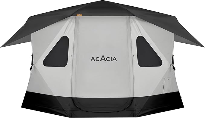 Space Acacia Lite Camping Tent | 2/3/4/8 Person Pop Up Tents for Camping | Lightweight &amp Durable Beach Tent | Level 7 Wind Resistance UPF 50+ | Quick Setup for Camping &amp Backyard