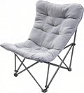 Oversized Padded Camping Chair with High Back Heavy Duty Folding Comfy Chair Butterfly Chair for Adults Lawn Patio Outdoor