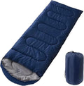 SNZ All-Season Lightweight Sleeping Bag - Mummy Camping Sleeping Bag for Adults &amp Kids Camping Essentials Warm &amp Cold Weather for Hiking Backpacking
