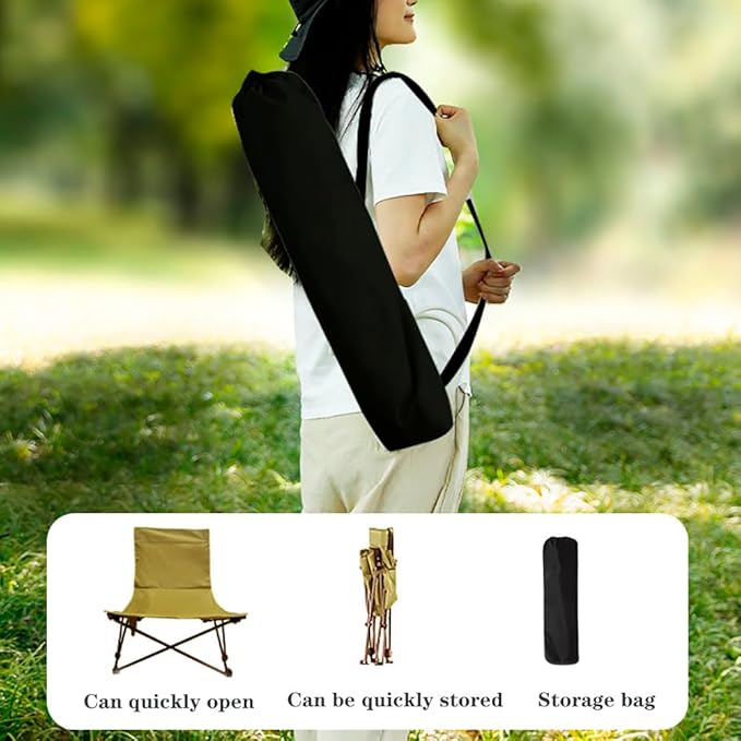 Beach Chairs for Adults 2 Pack Adjustable Backrest Sand Chair with Carrying Bag for OutdoorsTravel Concert Lawn Festival Support 350lbs