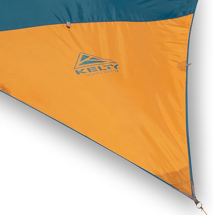 Kelty Noah’s Tarp Sun Shelter and Multi-Use Awning Rainfly Portable Canopy UV Protection Waterproof + Durable 3 Sizes for Customized Pitch
