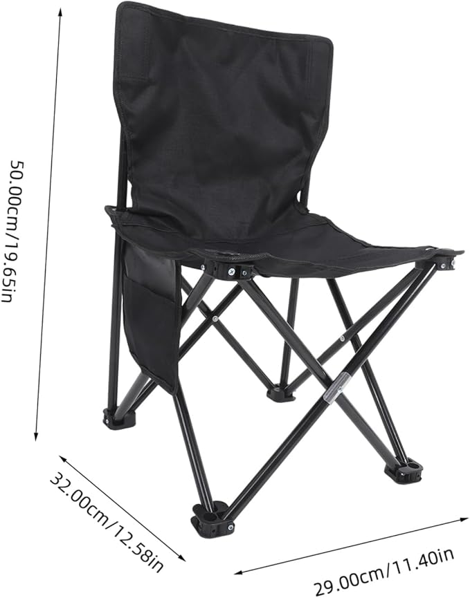 Foldable Chair for Fishing Compact Camping Chair Sturdy Material for Outdoor Camping and Leisure