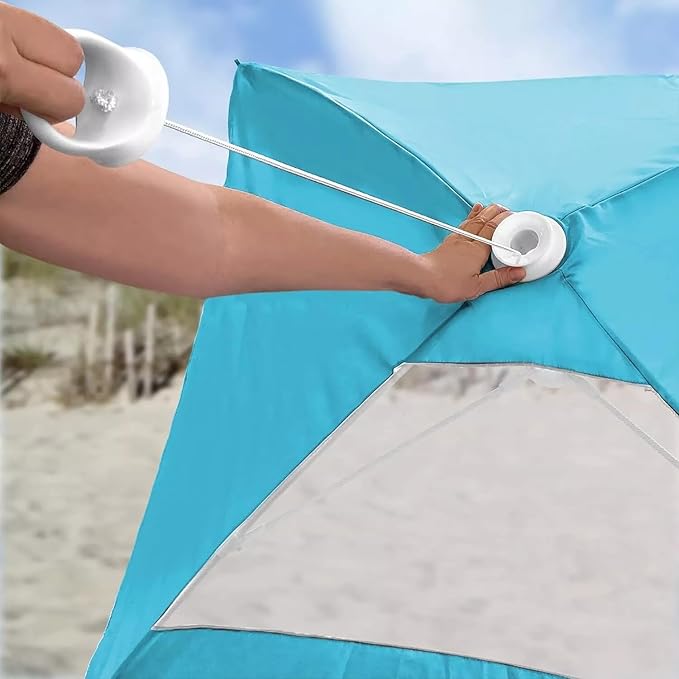Body Glove Pop-Up Shelter for Beach and Sports 70in x 61in - Poolside Azure Blue 5979600434