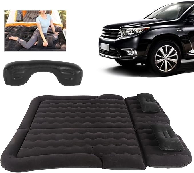 HURRISE Air Mattress MattressInflatable MattressBlow Up MattressAir Mattress Twin12V Electric Inflator Pump for SUV MPV RV for Camping and Travels