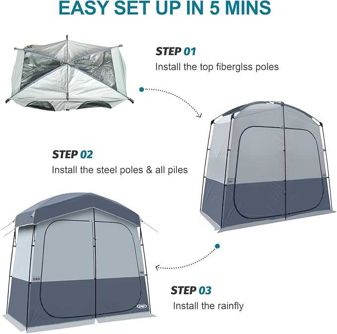 Shower Tent Outdoor Camping Privacy Shelter-Dressing Changing Room-Portable Toilet Tent for Hiking Sun Shelter Picnic Fishing
