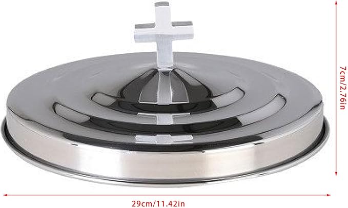 Service Essential 40 Hole Nonrust Tray Lid Securely Fit for Communion Cups Ensures Mess Release Ceremonies Large Religious Event Serving Lid