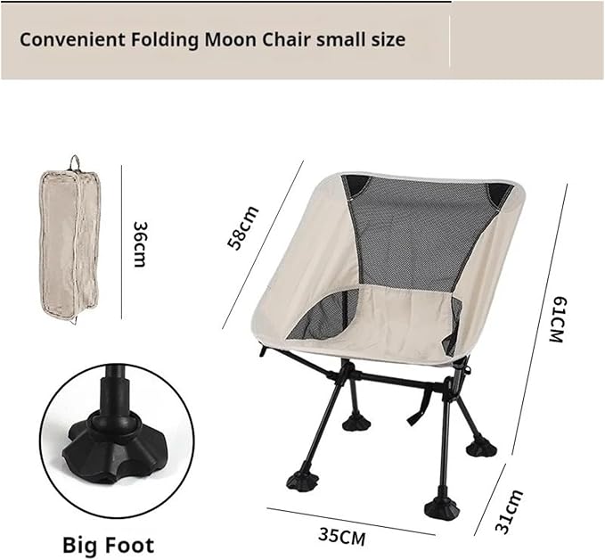 Outdoor Folding Chair Foldable Camping Chairs Ultralight Outdoor Chair Travel Backpack Chair(Style5)