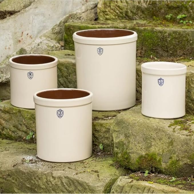 Gardener's Supply Company Ohio Stoneware 1GC Crock 7-34/x8-1/4-1 Gallon
