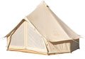S'More Canvas Family Camping Tent for 4-5Person 4 Season Glamping Tent Hot Tent with Stove Jack Windproof and Weather Resistant Bell Yurt Tent