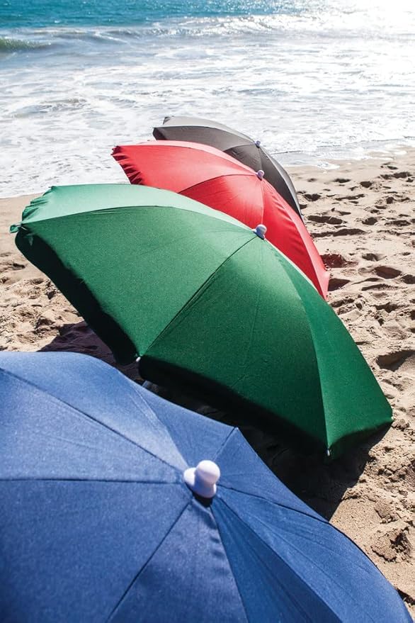 PICNIC TIME NCAA USC Trojans Outdoor Canopy Sunshade Beach Umbrella 5.5' - Small Patio Umbrella - Beach Chair Umbrella