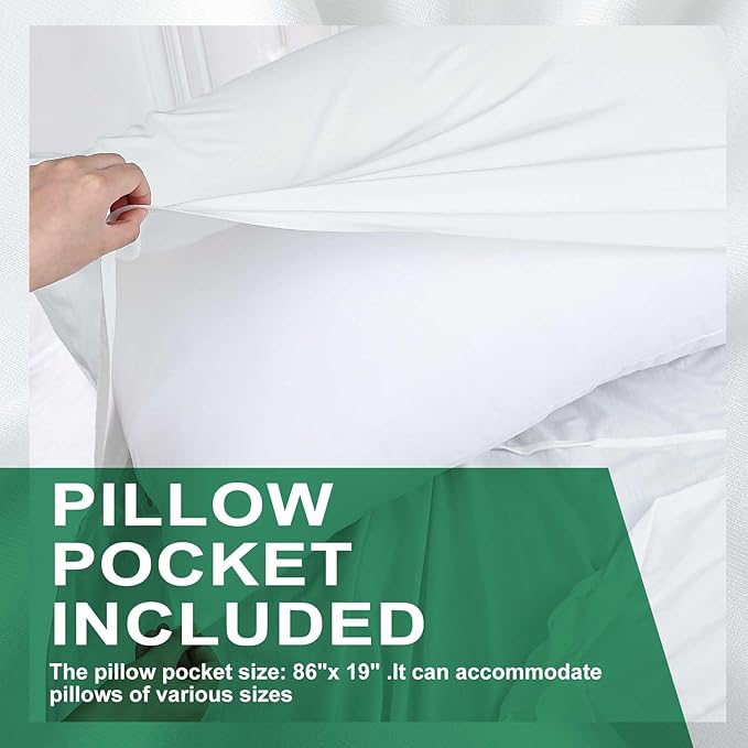 Sleeping Bag Liner for Adult 86 x 41Inch Sheet &amp Camping Sheet for Backpacking Hotel Traveling Comfy Easy Care Sleeping Bags with Zipper Storage Bag
