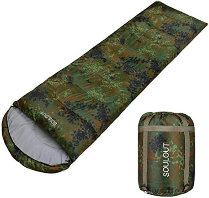 3-4 Season Sleeping Bag for Adults &amp Kids Lightweight Warm Cold Weather Camping Bag with Waterproof Compression Sack – Portable for Hiking Backpacking Traveling &amp Outdoor Adventures