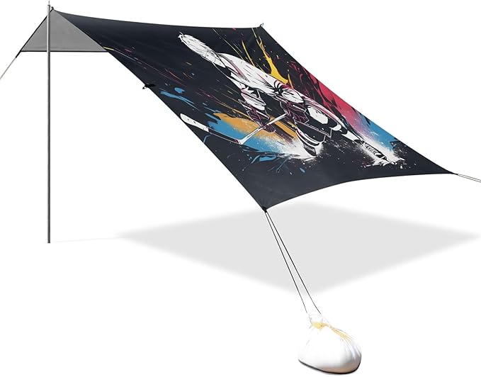 Camping Sun Shelters Hockey Sport Player Beach Canopy 126 * 110.2in