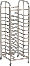 Quick Rack for Baking PansHeavy-Duty Bakery Rack with Casters - 12-Tier Speed Rack for Bread Pans Cooking &amp Baking Sheets - Ideal for Restaurants Bakeries &amp Food Service (149x60x46cm)