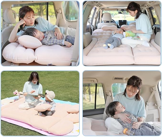 Car Inflatable Air Mattress for Ford Excursion 2000 2001 2002 2003 2004 2005 Portable Boot Air Mattress Cushion Outdoor Travel Camping Sleeping Gear AccessoriesBlack