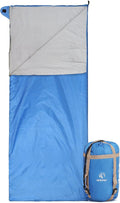 REDCAMP Ultra Lightweight Sleeping Bag for Backpacking Hiking Comfort for Adults Warm Weather with Compression Sack