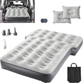 VEVOR Car Air Mattress Inflatable Car Camping Mattress Fits Toyota 4runner Jeep Wrangler JK JKU JL JLU 4 Door Flocking Thickened Blow Up Travel Beds Gray 2 Pillows