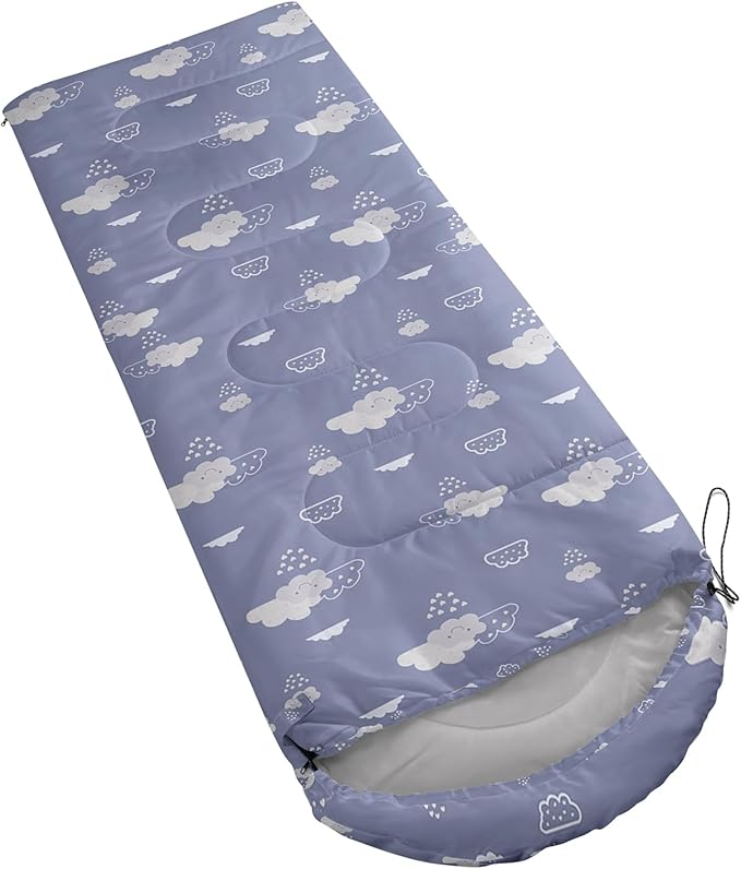 QOOMO Camping Sleeping Bags3 Season Warm &amp Cool WeatherLightweightWaterproof Sleeping Bags for Adults &amp KidsTravelingand OutdoorsCamping Gear Equipment